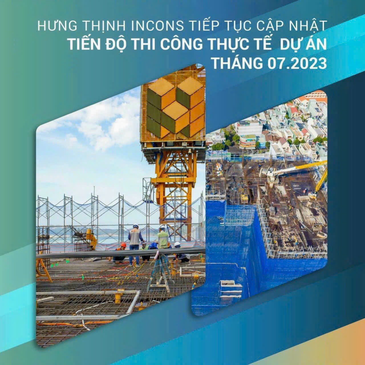 TIẾN ĐỘ DỰ ÁN GRAND CENTER QUY NHON THÁNG 07/2023