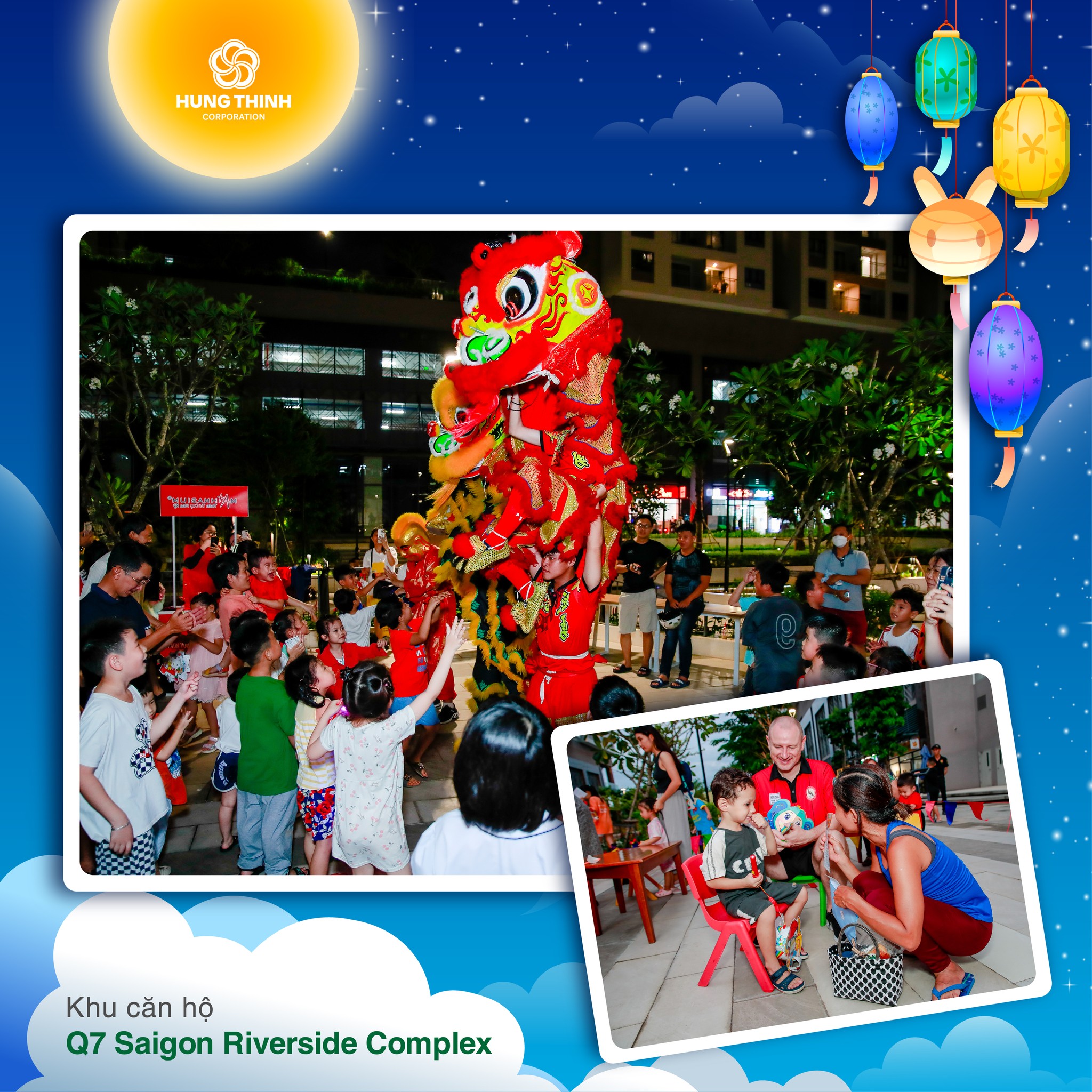 Vui trung thu tại khu căn hộ Q7 Sigon Riverside Complex