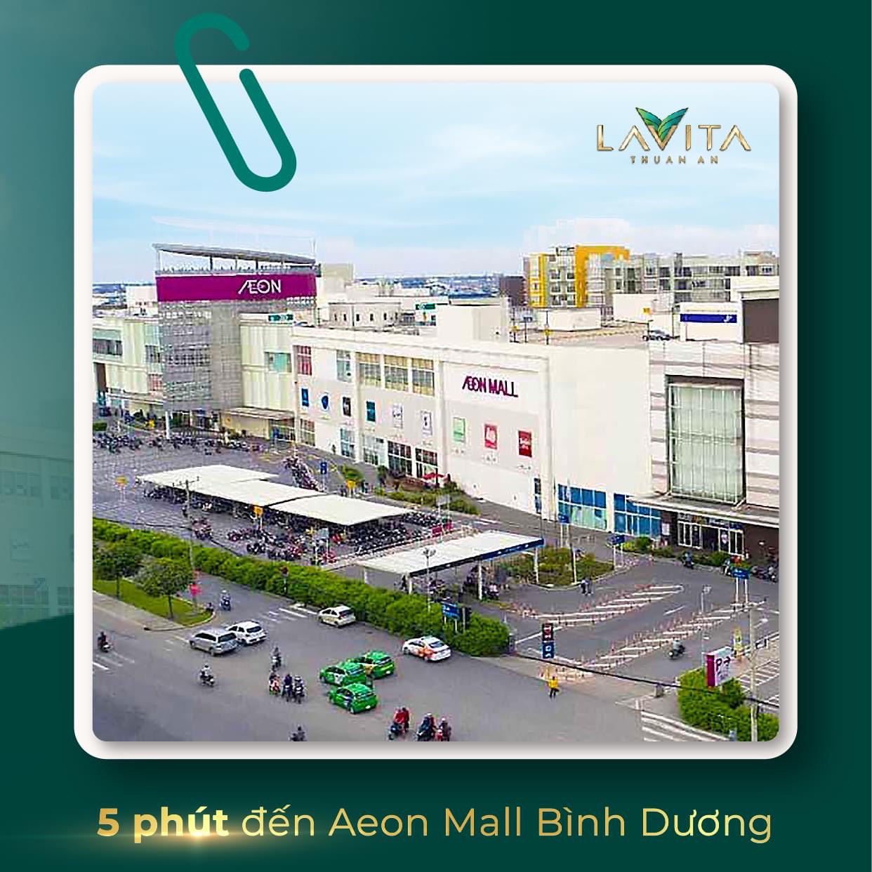 5 phút đến Aeon Mall Bình Dương 