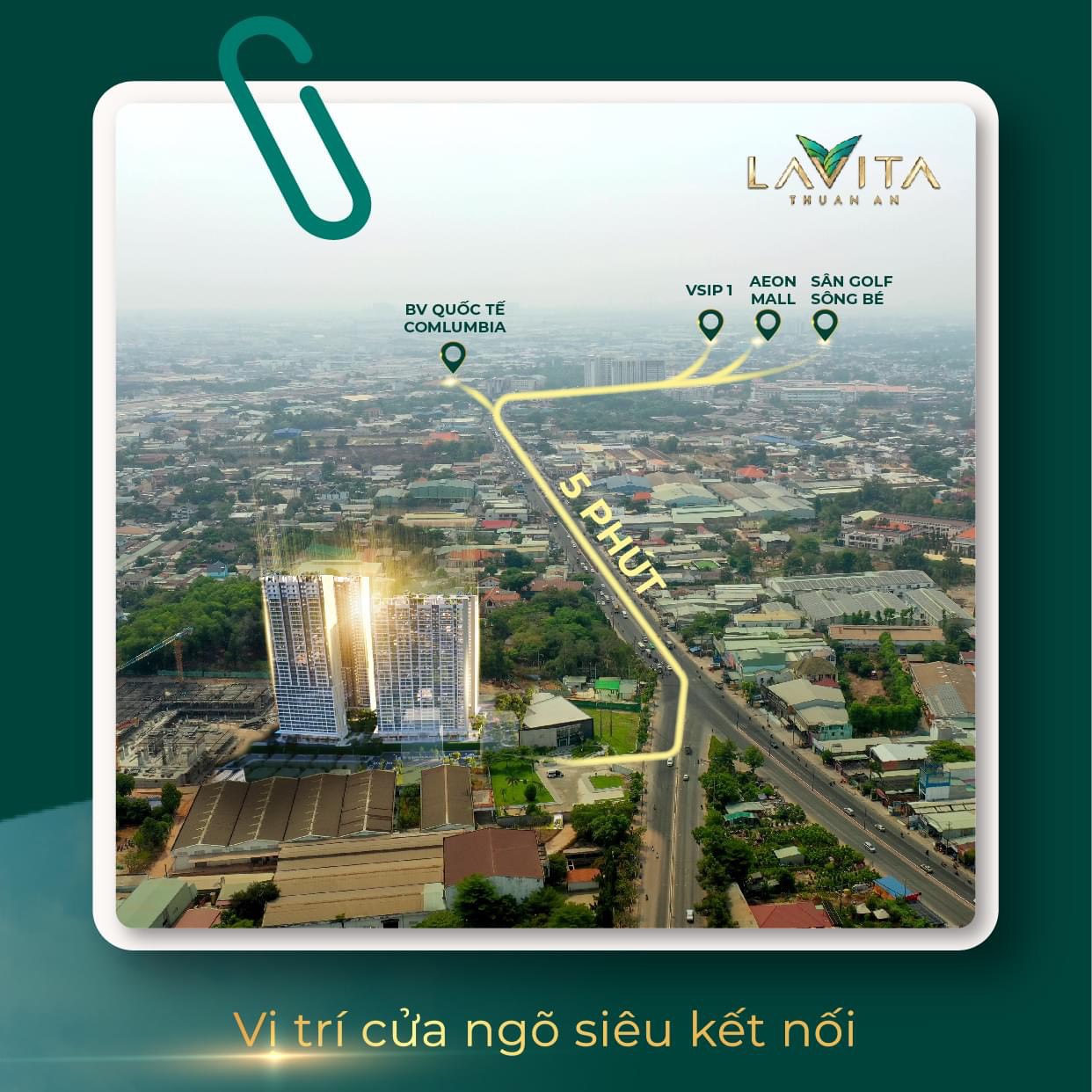 Vị trí cửa ngõ siêu kết nối - Lavita Thuan An